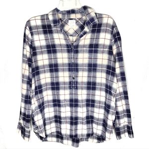 J. Crew longsleeve button down shirt S plaid boy fit small flannel
